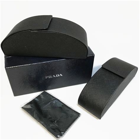 prada black sunglass case|Prada sunglasses cases hard.